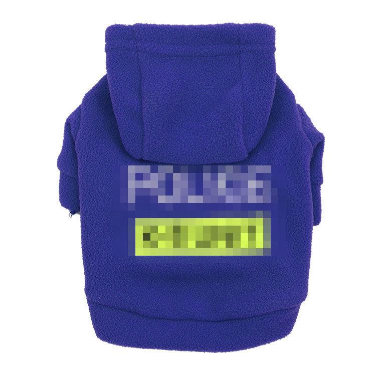 Толстовка для котів на липучці Pet Style "Polis" Синя XS