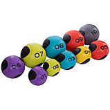 М'яч медичний медбол гумовий 5 кг Zelart Medicine Ball FI-2620-5, фото 10