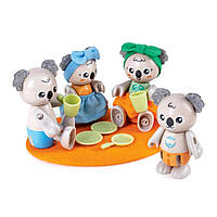 Деревянный игровой набор Семья коал Hape E3528, 4 фигурки, Time Toys