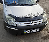 Дефлектор капота (мухобойка) Peugeot Partner 2003-2007 (FLY )