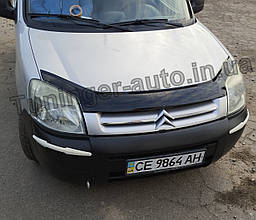 Дефлектор капота (мухобійка) Peugeot Partner 2003-2007 (FLY)