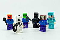 Набір фігурок Star toys "Minecraft" 6 героїв SL8908, фото 2