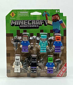 Набір фігурок Star toys "Minecraft" 6 героїв SL8908