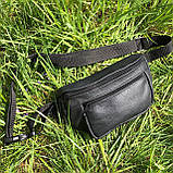 Сумка на пояс настегна, Бананка сумка, Чоловіча бананка для щоденного носіння Нагрудна унісекс QK-47, фото 4