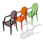 Крісло стілець для ляльок 1/6 (Барбі, Блайз, шарнірних, bjd) прозоре, фото 4