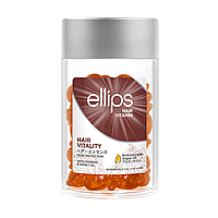 Капсули для волосся "Здоров'я волосся" Ellips Hair Vitamin Hair Vitality with Ginseng & Honey Oil, 50x1мл