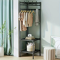 Кутовий вішак у передпокій із підставкою для взуття Corner Coat Rack TM3-303