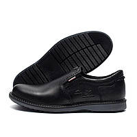 Чоловічі шкіряні туфлі Kristan black old school р. 40 41 42 43 44 45