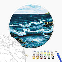 Картина по номерам Океанские волны (Размер L) RC00050L