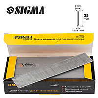 Гвозди планочные 25 мм для пневмостеплера (5000шт) SIGMA (2818251)