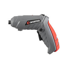 Викрутка акумуляторна 3.6 V, NiCd, поворотна рукоятка, кейс+насадки INTERTOOL DT-0302, фото 4