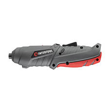 Викрутка акумуляторна 3.6 V, NiCd, поворотна рукоятка, кейс+насадки INTERTOOL DT-0302, фото 6