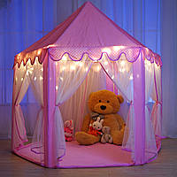 Детская палатка для девочки розовая Замок принцессы Польша