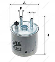 Фильтр топливный Renault KANGOO BE BOP (KW0/1_) (09-) WIX FILTERS WF8410