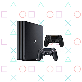 Ігрова приставка PlayStation 4 Pro 1TB (БУ) + додатковий геймпад
