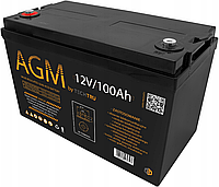 Акумулятор свинцево-кислотний 12В 100Ач TECHTRU AGM