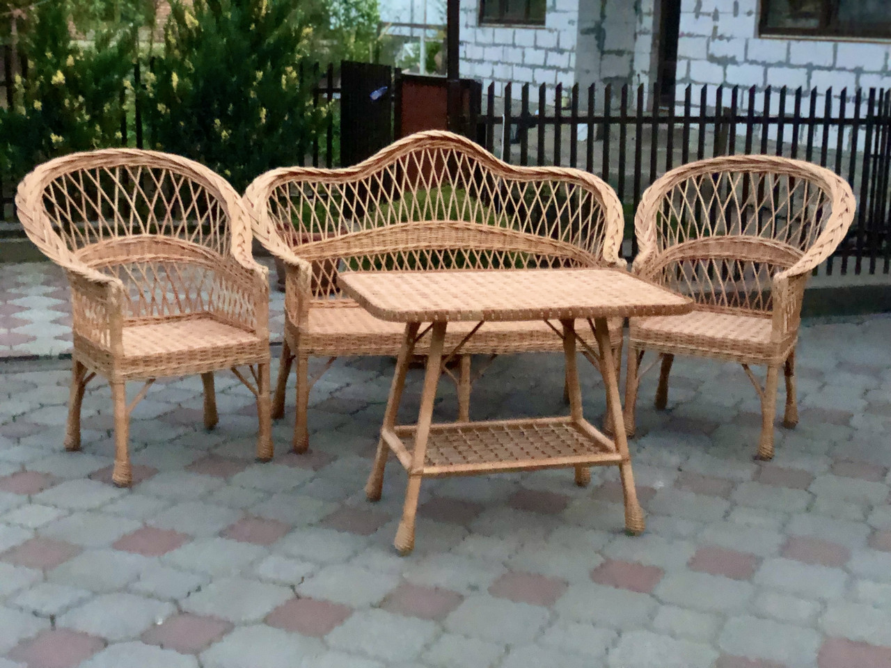 Плетені меблі з лози "Крапля". Арт: 1446, фото 1