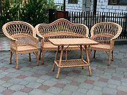 Плетені меблі з лози "Крапля". Арт: 1446