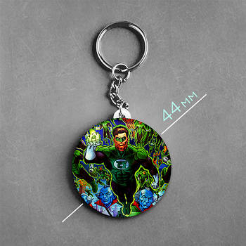 "Зелений ліхтар" брелок круглий Ø44 мм