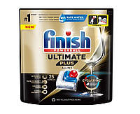 Капсули для миття посуду в посудомийних машинах Finish Ultimate Plus All in 1 25 шт ( 5908252010721)