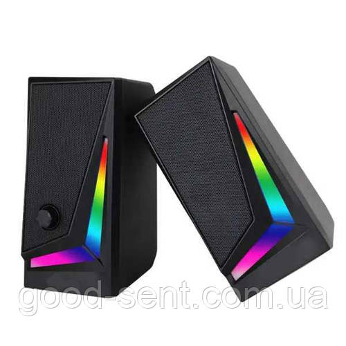 Колонки компьютерные с подсветкой MUSIC D.J. MJ-100A (ID#2106074831 ...