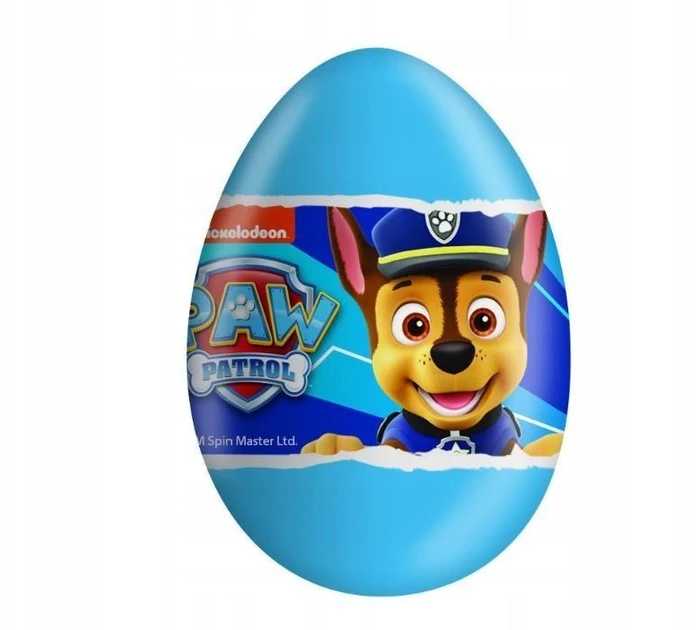 Яйця із Молочного Шоколаду із сюрпризом Щенячий Патруль Paw Patrol Zaini 20г*24шт ТМ Zaini Італія