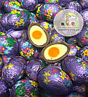 Шоколадні яйця Milka Oster Eggs з жовтком, ваги, фото 5