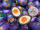 Шоколадні яйця Milka Oster Eggs з жовтком, ваги, фото 3