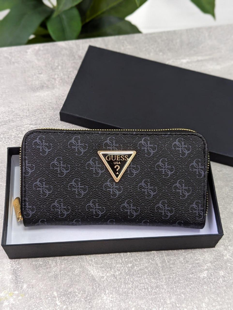 Гаманець Guess жіночий Гаманець Гесс чорний