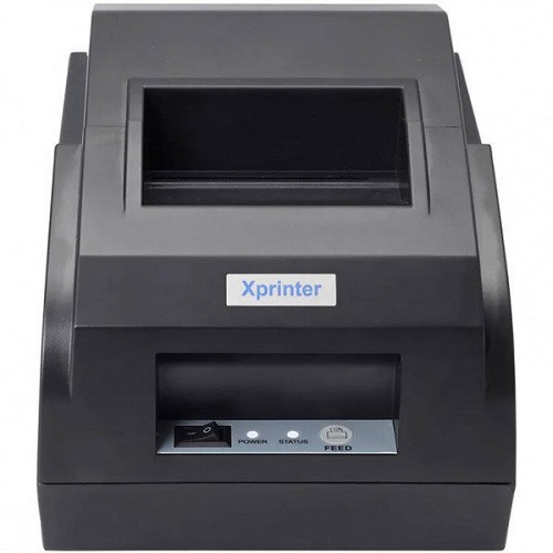 Чековий принтер Xprinter термодрук 90 мм/с стрічка 5.8 см USB Чорний (XP-58IIZ)
