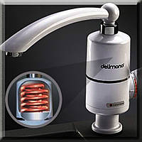 Смеситель-водонагреватель кран-бойлер проточный LCD для кухни с электрическим водонагревателем для ванной mgf