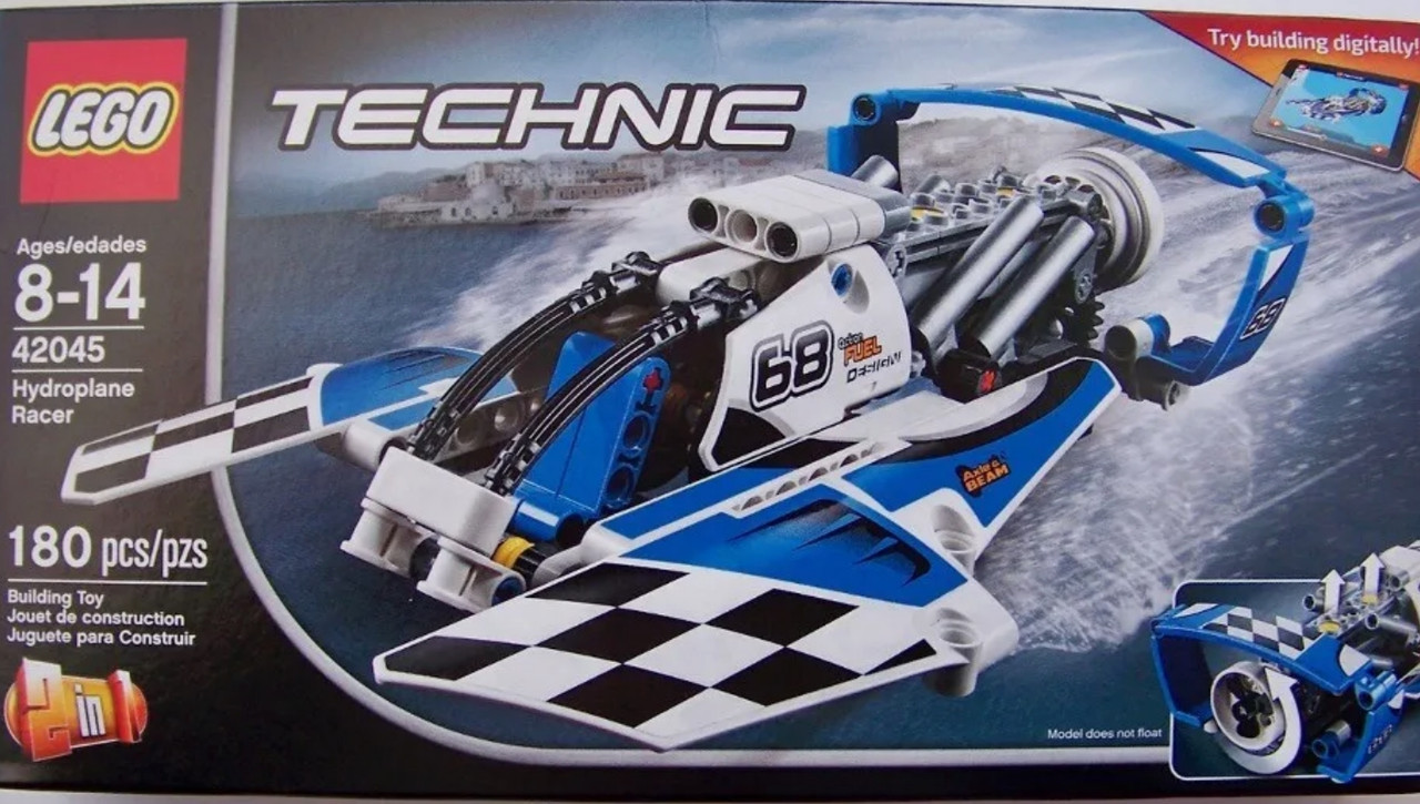 Конструктор Лего технік Lego Technic 42045 Hydroplane Racer Гоночний Гідроплан, фото 1