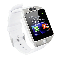 Розумний годинник Smart Watch DZ-09 White смартгодинник під SIM-картку та SD карту (Білий) (b168)! найкращий