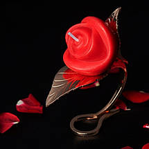 Низькотемпературна свічка Lockink у вигляді троянди, червона, фото 2