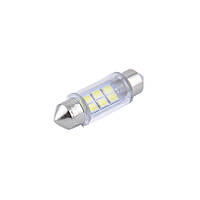 Светодиодные LED автолампы SOLAR Premium Line 12V SV85 T11x36 6SMD 2835 white блистер 2шт (SL1350) AVK