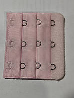 Удлинитель-расширитель спинки бюстгальтера 3 крючка Розовый