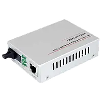 Медiаконвертор (1550TX&1310RX, 10/100, 20км SC) TelStream MC-118/520SC