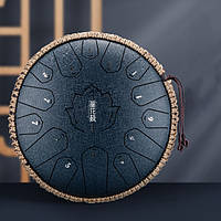 Глюкофон Happy Drum 15 нот Темно-синій Карбоновий сталь