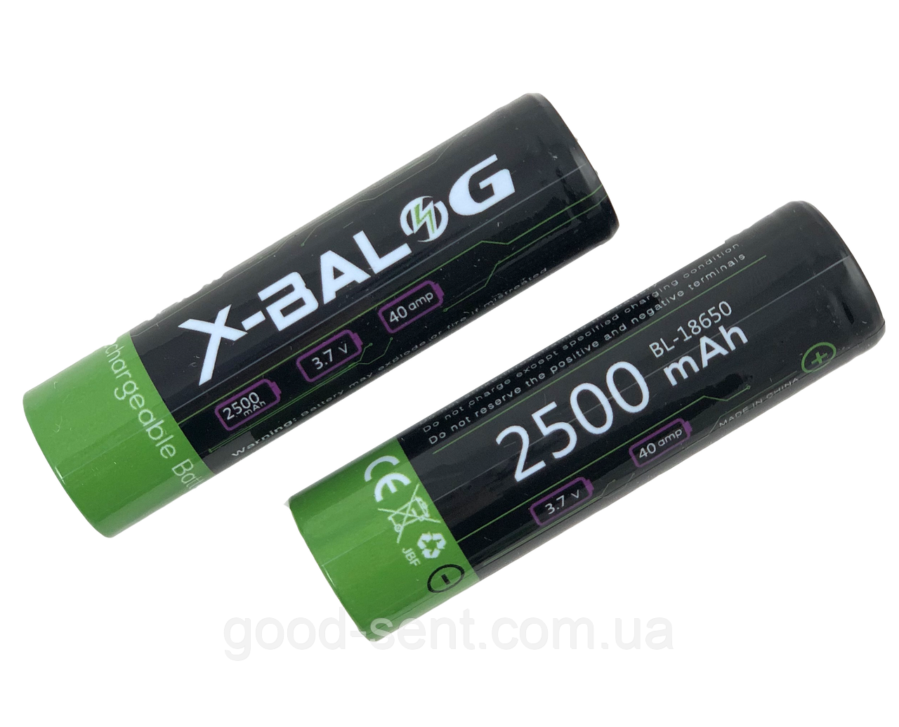 Аккумулятор X-Balog 2500 mah - фото 2 - id-p2106032021