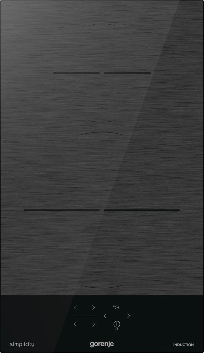 Gorenje Варильна поверхня індукційна, 30см, Доміно, PowerBoost, поєднання конфорок, чорний  Baumar - Знак Якості