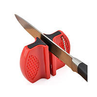 Портативная мини-точилка для кухонных ножей Красная
