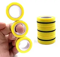 Магнитные вращающиеся кольца спиннер Stress Relief Magnetic Rings Желтый