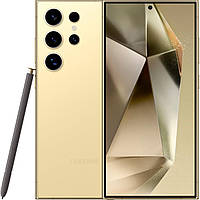 Samsung Смартфон Galaxy S24 Ultra 5G (S928) 6.8'' 12/512ГБ, 2SIM, 5000мА ч, желтый титановый Baumar - Сделай