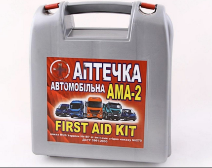 Аптечка автомобільна АМА-2 (для автобусів до 18 осіб), фото 1
