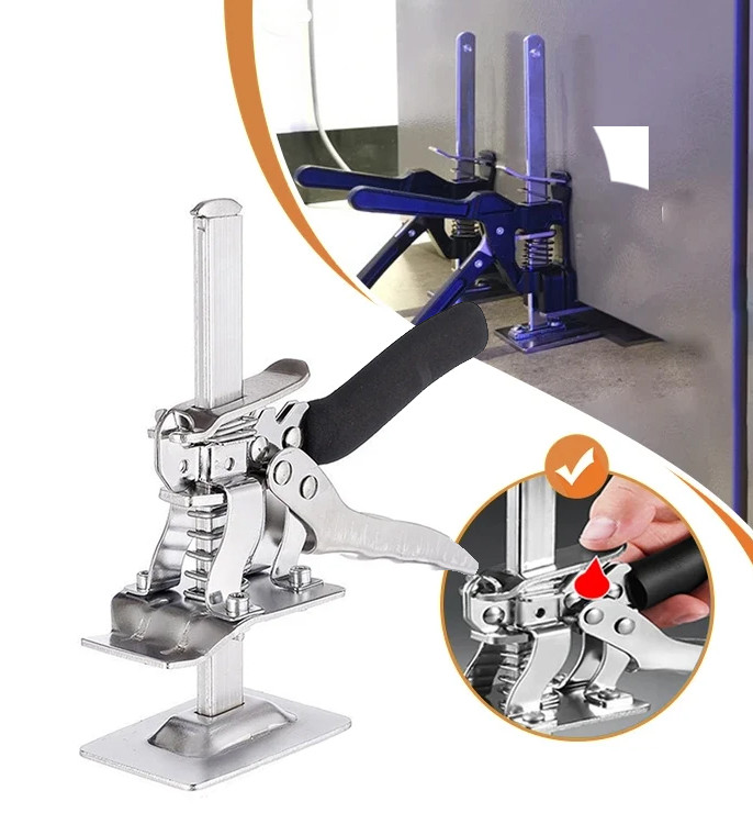 Міні домкрат до 120 кг із підйомом до 10 см/Рожевий підіймач для меблів/Домкрат для дому