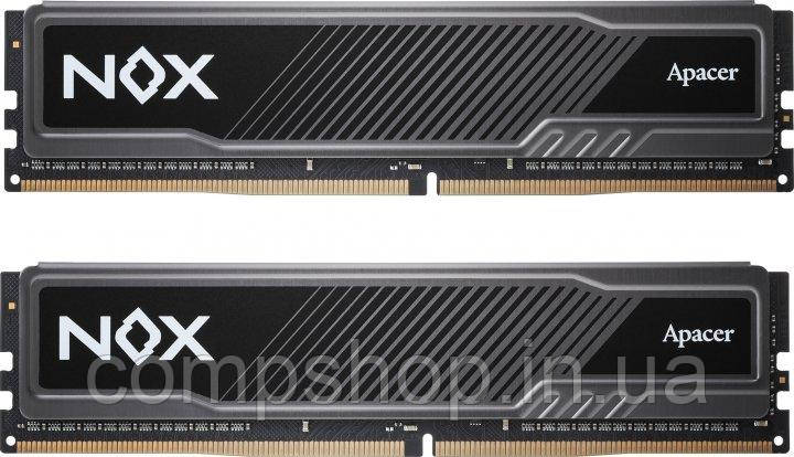 Пам'ять DDR4  16GB  3600MHz PC4-28800  (Kit of 2x8GB)  Apacer NOX  (AH4U16G36C25YMBAA-2) (код 137496)