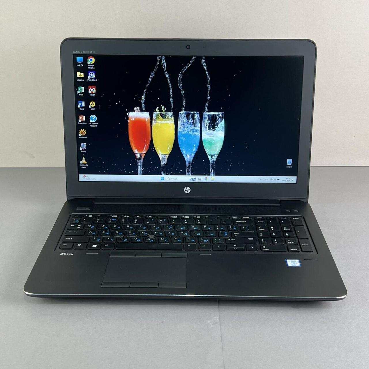 Б/в Ноутбук HP ZBook 15 G4 15.6" 1920x1080| Core i5-7440HQ| 16 GB RAM| 256 GB SSD + 320 GB HDD| HD 630