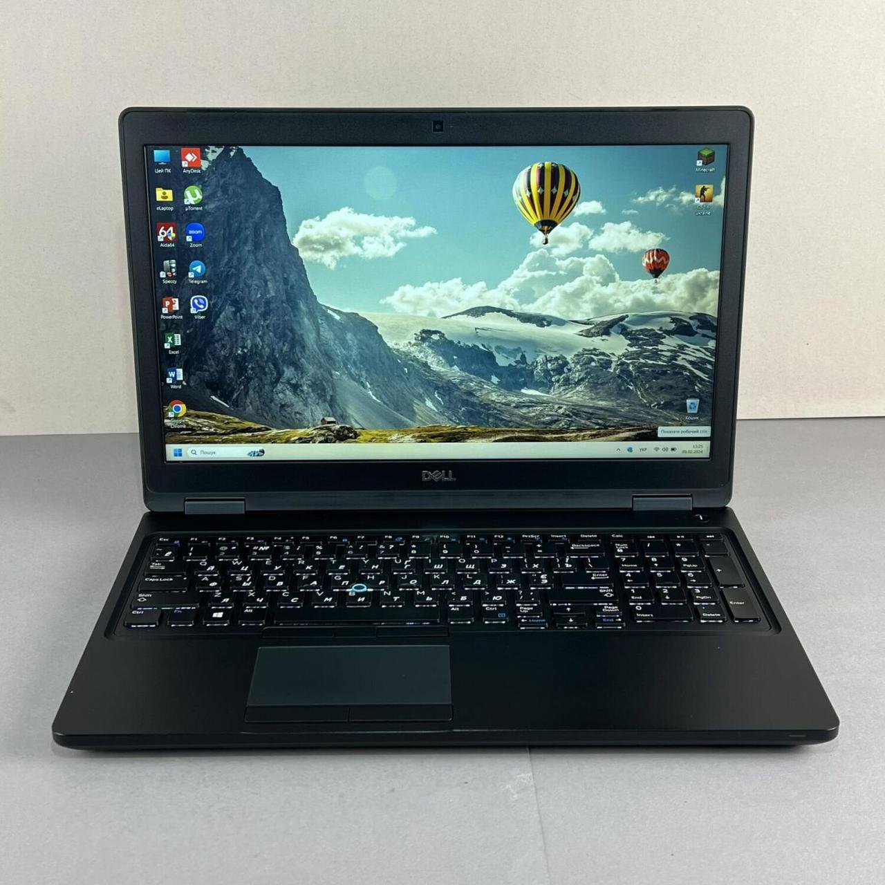 Б/в Ноутбук Dell Precision 3530 15.6" 1920x1080| Core i5-8400H| 16 GB RAM| 512 GB SSD| Quadro P600 4GB