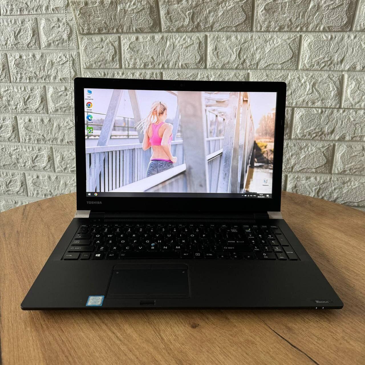 Б/в Ноутбук Toshiba Tecra A50-D 15.6" 1920x1080| Core i7-7500U| 8 GB RAM| 512 GB SSD| HD 620