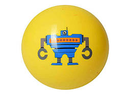 Мяч дитячий 5 дюймів Робот вага 40г жовтий MS 1910 ТМ КИТАЙ
